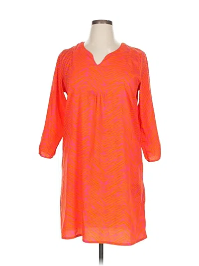 Pre-owned Buckhead Betties Casual Dress In Orange