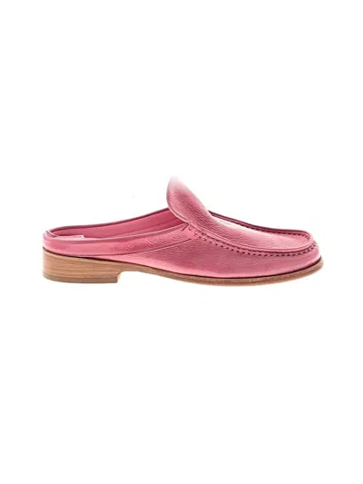 Pre-owned Mansur Gavriel Mule/clog In Pink