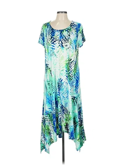 Pre-owned Chico's Casual Dress In Blue