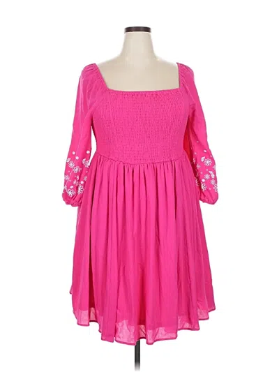 Pre-owned Torrid Casual Dress In Pink