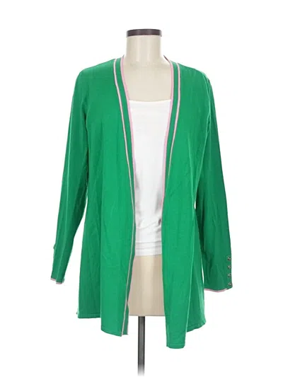 Pre-owned Charter Club Cardigan Sweater In Green