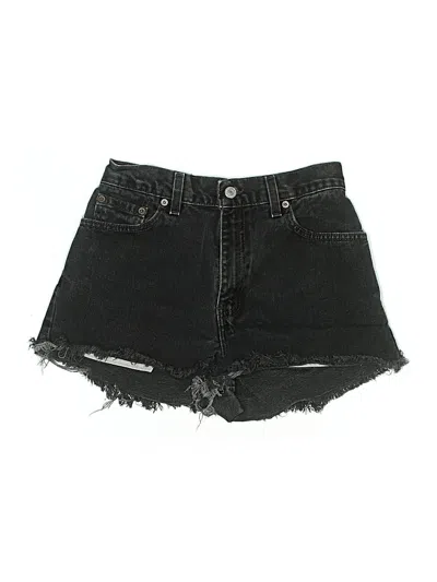 Pre-owned Levi's Denim Shorts In Black