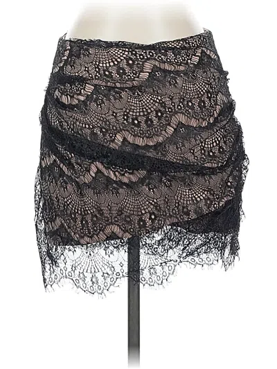 Pre-owned Free People Formal Skirt In Black