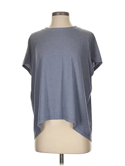 Pre-owned Athleta Short Sleeve T-shirt In Gray