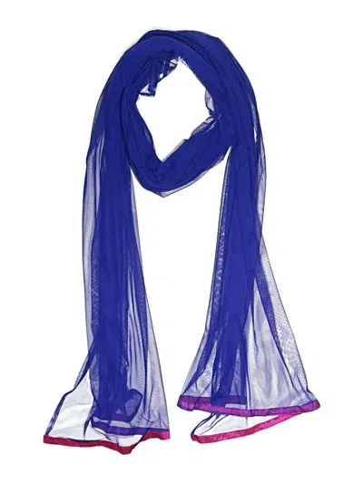 Pre-owned Unbranded Scarf In Blue