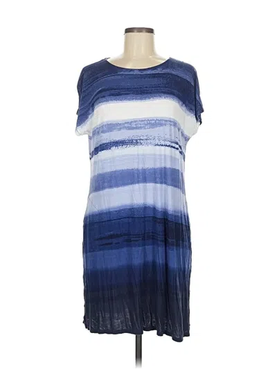 Pre-owned Simply Vera Vera Wang Casual Dress In Blue
