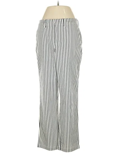 Pre-owned Lands' End Casual Pants In White