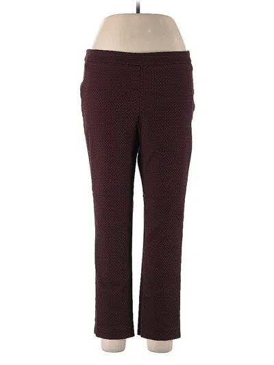 Pre-owned Liz Claiborne Active Pants In Burgundy