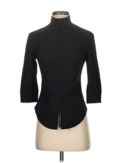 Pre-owned Express 3/4 Sleeve Top Black Mock Neckline Tops