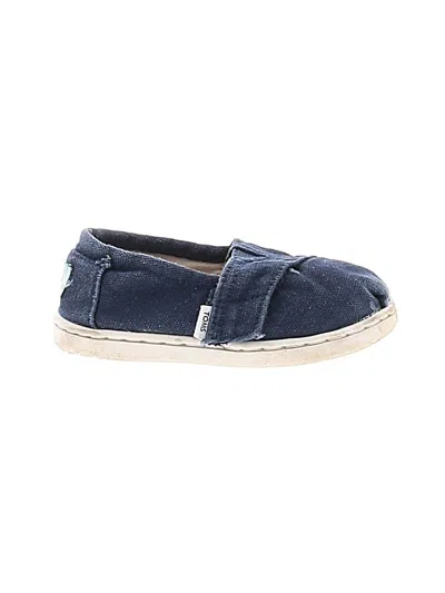 Pre-owned Toms Kids' Sneakers In Blue
