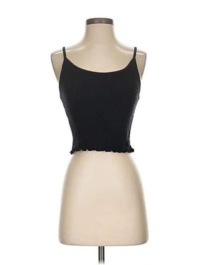 Pre-owned Hollister Sleeveless Top Black Sweetheart Neckline Tops