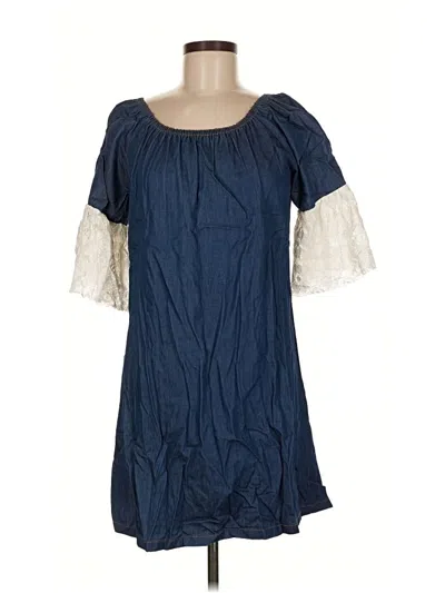 Pre-owned Umgee Casual Dress In Blue