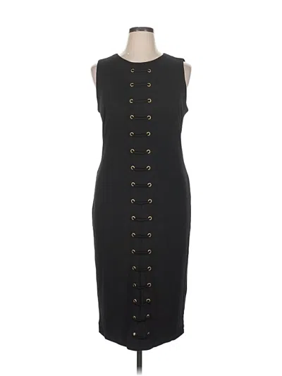 Pre-owned Carmen Marc Valvo Casual Dress In Black