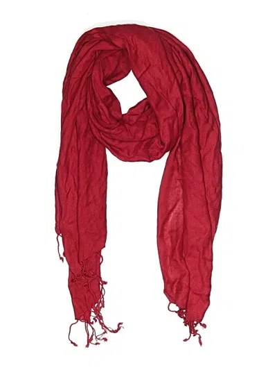 Pre-owned Unbranded Scarf In Red