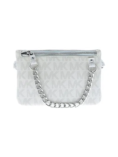 Pre-owned Michael Michael Kors Belt Bag In White
