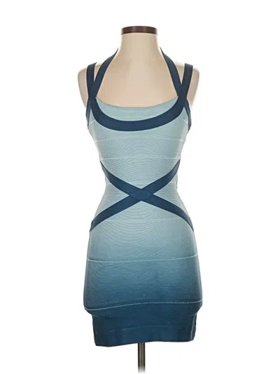 Pre-owned Stretta Cocktail Dress In Blue