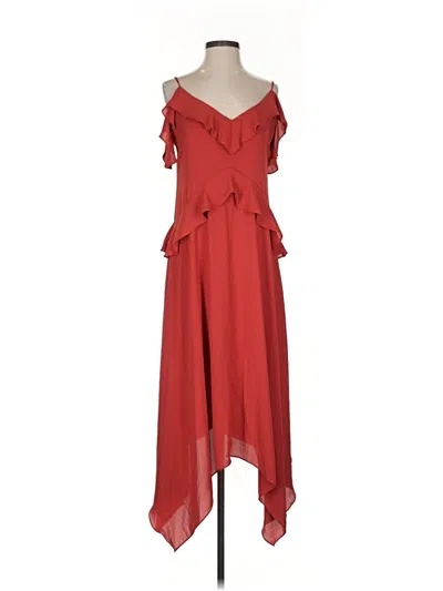 Pre-owned Bcbgmaxazria Cocktail Dress In Orange