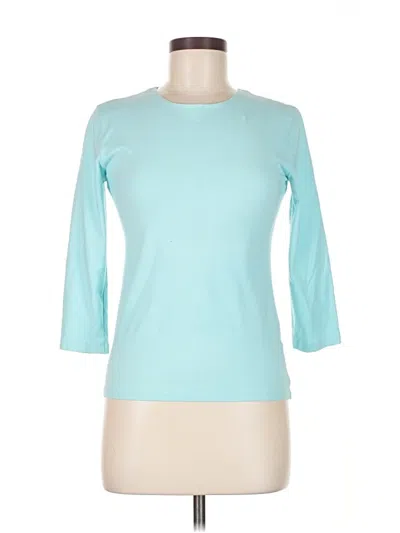 Pre-owned Leggiadro 3/4 Sleeve T-shirt In Blue