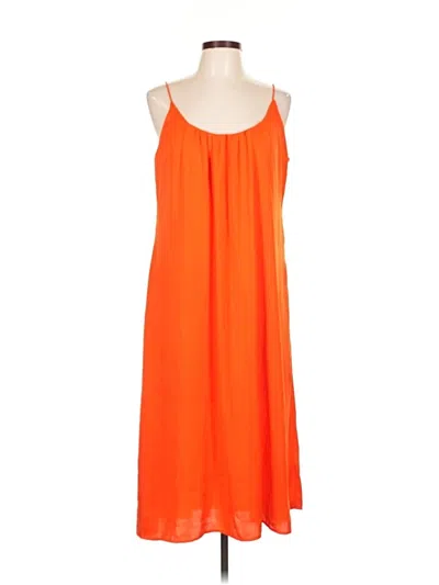 Pre-owned H&m Casual Dress In Orange