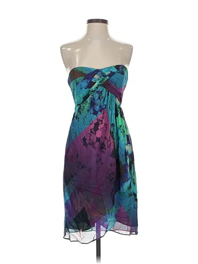 Pre-owned Nicole Miller Cocktail Dress In Purple