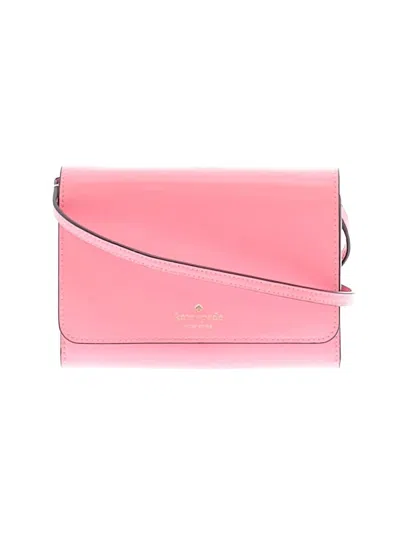 Pre-owned Kate Spade New York Leather Crossbody Bag In Pink