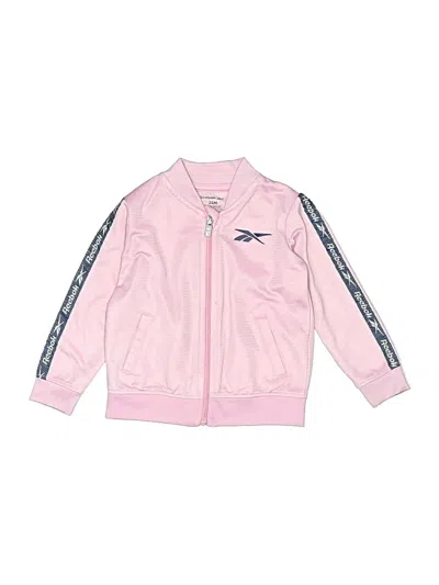 Pre-owned Reebok Kids' Track Jacket In Pink