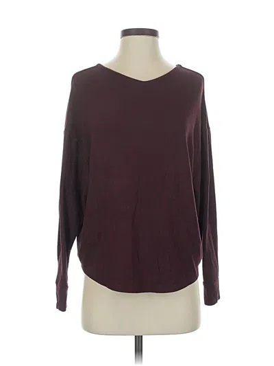 Pre-owned Maurices Pullover Sweater In Burgundy