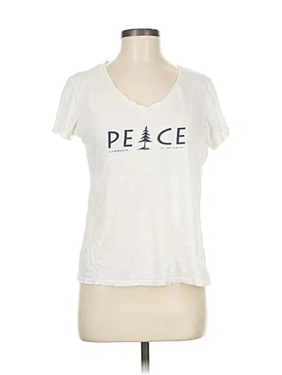 Pre-owned G.h. Bass & Co. Short Sleeve T-shirt In White