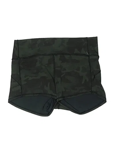 Pre-owned Lululemon Athletica Athletic Shorts In Green