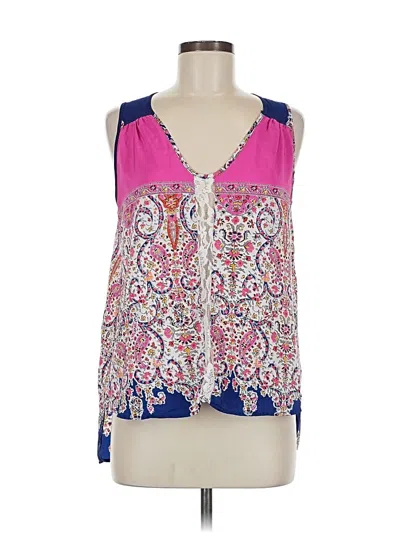 Pre-owned Renee C Sleeveless Blouse In Pink