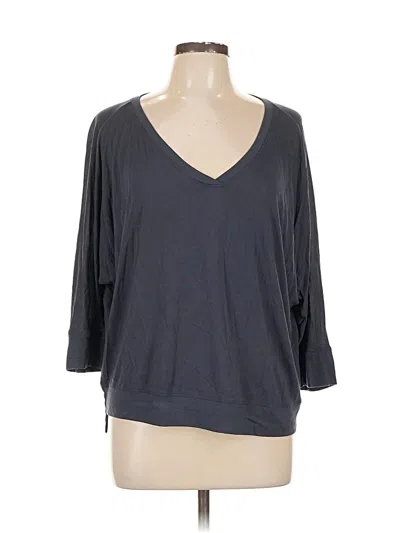 Pre-owned Cabi 3/4 Sleeve T-shirt In Gray