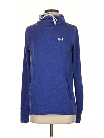 Pre-owned Under Armour Pullover Hoodie In Blue