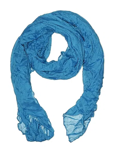 Pre-owned Unbranded Scarf In Blue