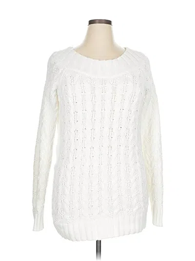 Pre-owned Vineyard Vines Pullover Sweater In White