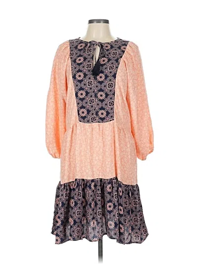 Pre-owned Bobeau Casual Dress In Orange