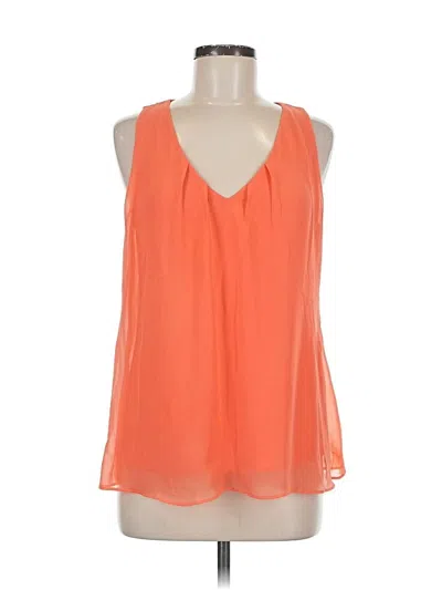 Pre-owned Banana Republic Sleeveless Blouse In Orange