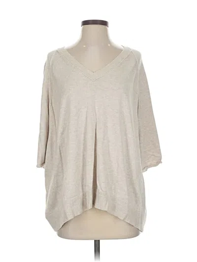 Pre-owned Caslon Pullover Sweater In Brown