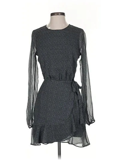 Pre-owned Abercrombie & Fitch Casual Dress In Gray