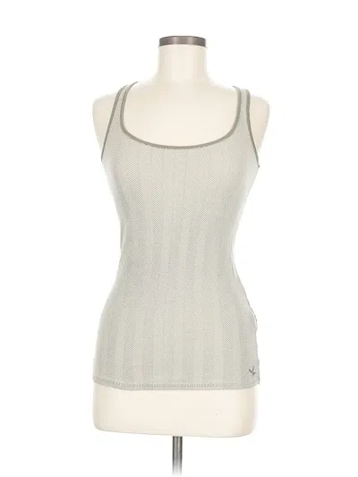 Pre-owned Carve Designs Tank Top Green Halter Neckline Tops