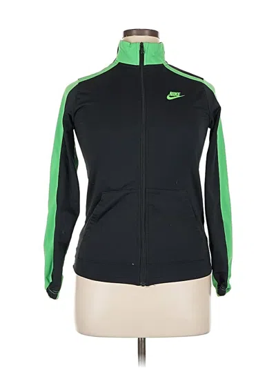 Pre-owned Nike Track Jacket In Green