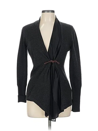 Pre-owned Brunello Cucinelli Cashmere Cardigan Sweater In Black