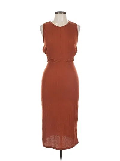 Pre-owned Lush Cocktail Dress In Brown