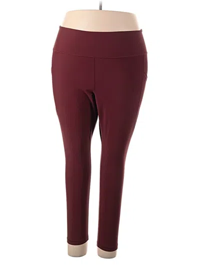 Pre-owned Active By Old Navy Active Pants In Burgundy