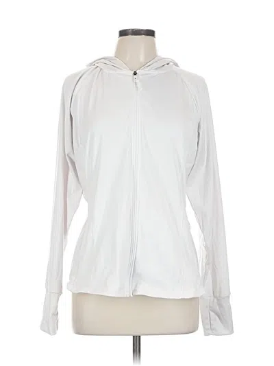 Pre-owned Jockey Track Jacket In White