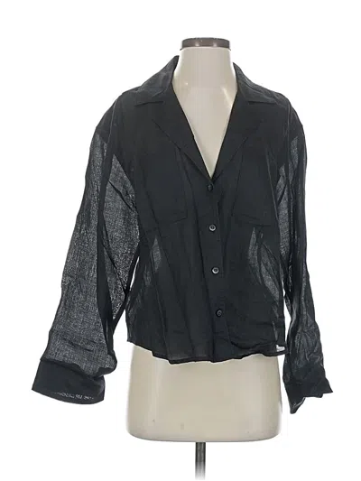 Pre-owned Madewell Blazer Jacket In Black