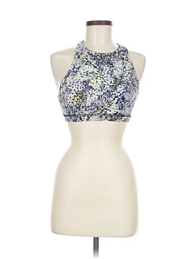 Pre-owned Lululemon Athletica Tank Top Purple Halter Neckline Tops