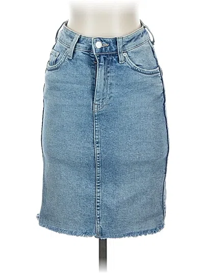 Pre-owned &denim By H&m Denim Skirt In Blue