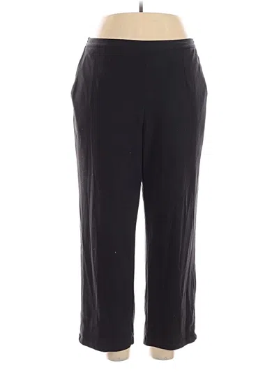 Pre-owned Alfred Dunner Casual Pants In Black