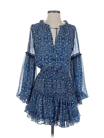 Pre-owned Misa Casual Dress In Blue