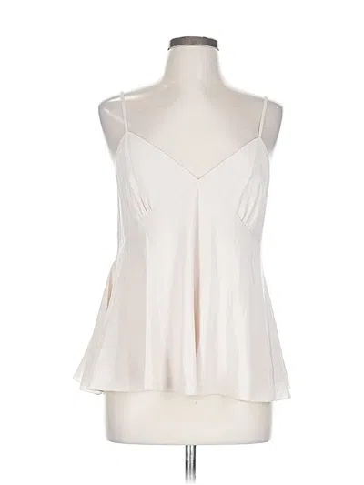 Pre-owned Rebecca Taylor Sleeveless Blouse In White